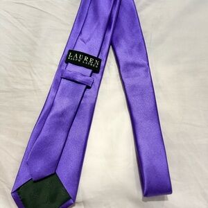 Lauren Ralph Lauren Vibrant Silk Purple Tie